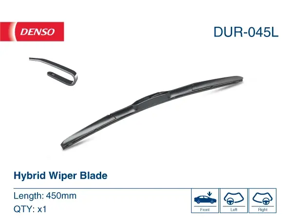 Щітка склоочис. 450 гібридна (вир-во Denso) DENSO DUR-045L (фото 1)