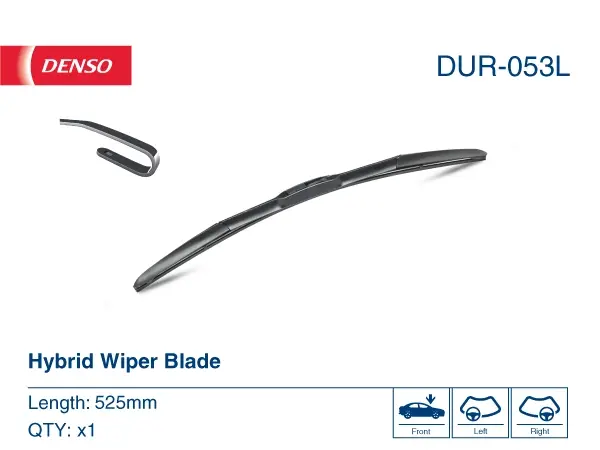 Щітка склоочис. 525 гібридна (вир-во Denso) DENSO DUR-053L (фото 1)