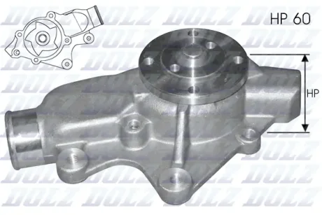 Водяний насос (вир-во) DOLZ J202