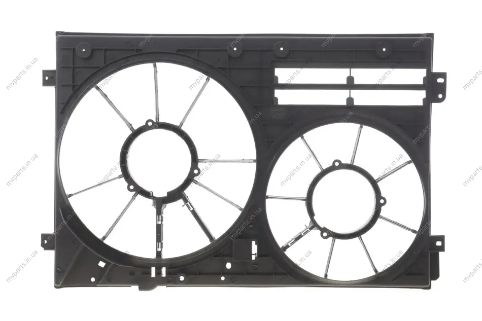 Дифузор радіатора VW Caddy/Audi A1/A3/Skoda Octavia/Superb 1.2-3.6 03- DPA 11210808502 (фото 1)