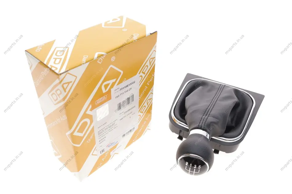 Рукоятка важеля КПП VW Golf V/VI 04-13 (+ чохол) DPA 77110810002 (фото 1)