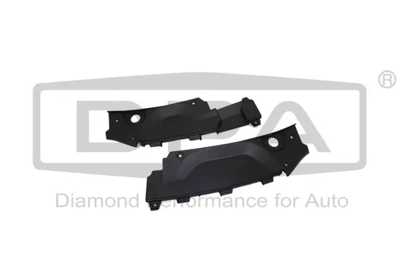 Накладка бампера (переднього) Skoda Superb 08-15 (L) DPA 88071295802 (фото 1)
