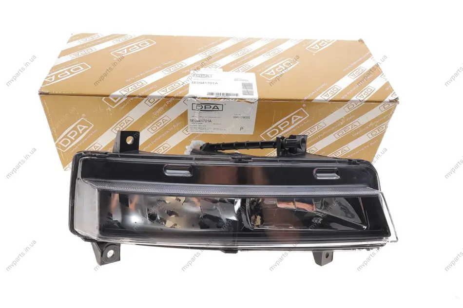 Фара протитуманна Skoda Octavia12-20 (L) (чорна) DPA 99411296302 (фото 1)
