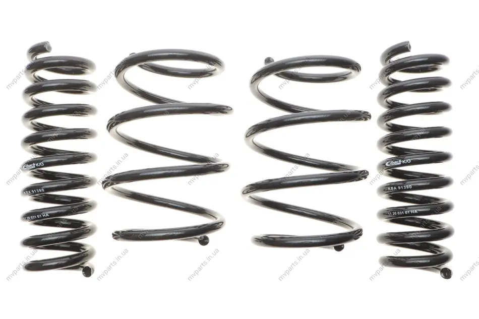 Комплект пружин (Pro-Kit) BMW 3 (F30/F80)/4 (F32) 11- (4 шт.) (наг передньої осі 965 кг) (не Xdive) EIBACH E10-20-031-01-22 (фото 1)