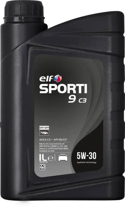 Олива моторна SPORTI 9 C3 5W-30 (Каністра 1л) ELF 214255 (фото 1)