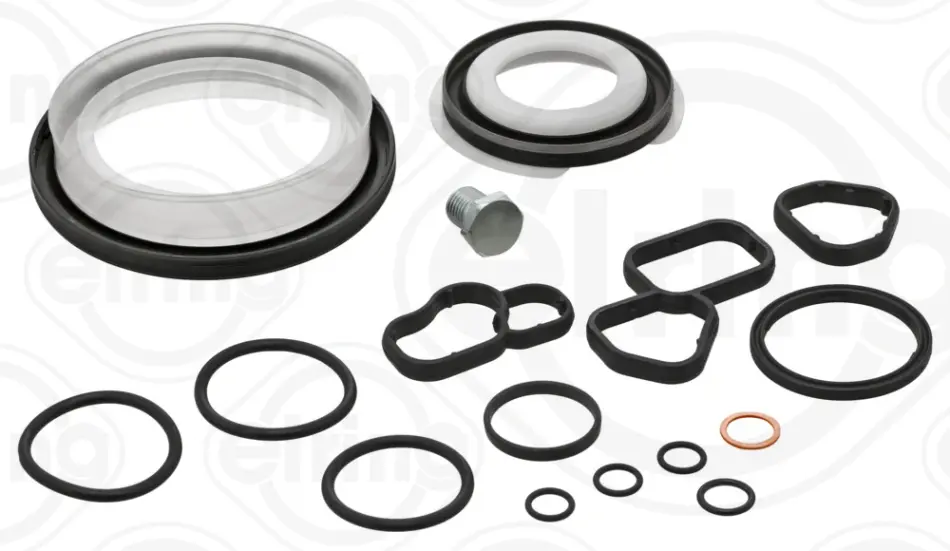 Комплект прокладок (нижній) BMW 5 (G30/F90) 2.0i (B48) 16- 076.380 ELRING 076-380 (фото 1)