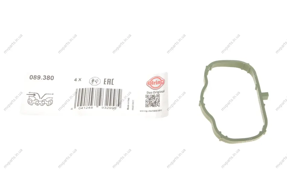 Прокладка колектора впускного Peugeot 4K22D4T 089.380 ELRING 089-380 (фото 1)