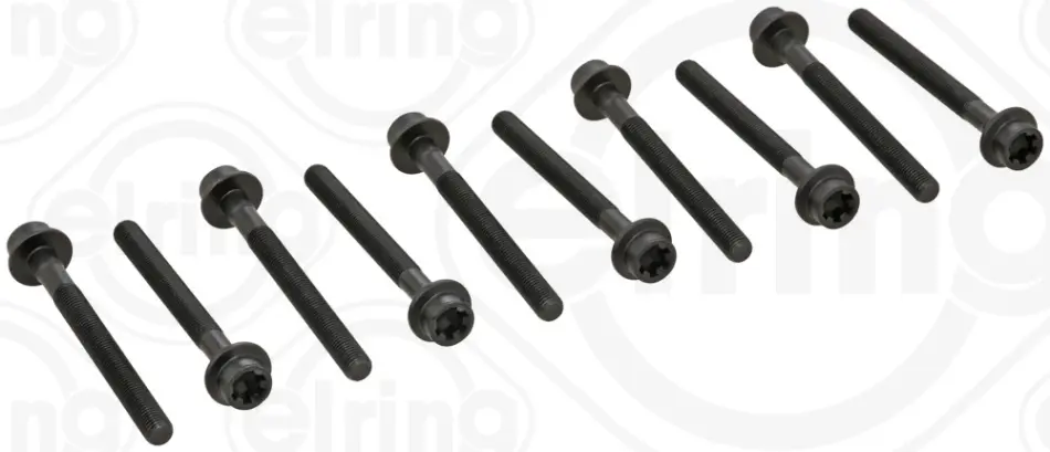 Болт головки блоку (компл.) FIAT 178B3/178D2/182A4/182A6/182B5/1182B6/185A3... (вир-во Elring) ELRING 104-270 (фото 1)