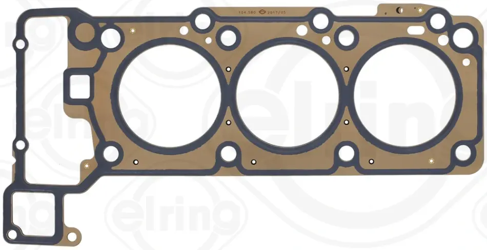 Прокладка головки блоку циліндрів MB 2.6V6/3.2V6 M112E26/M112E32 LEFT MLS (вир-во Elring) ELRING 104-580 (фото 1)