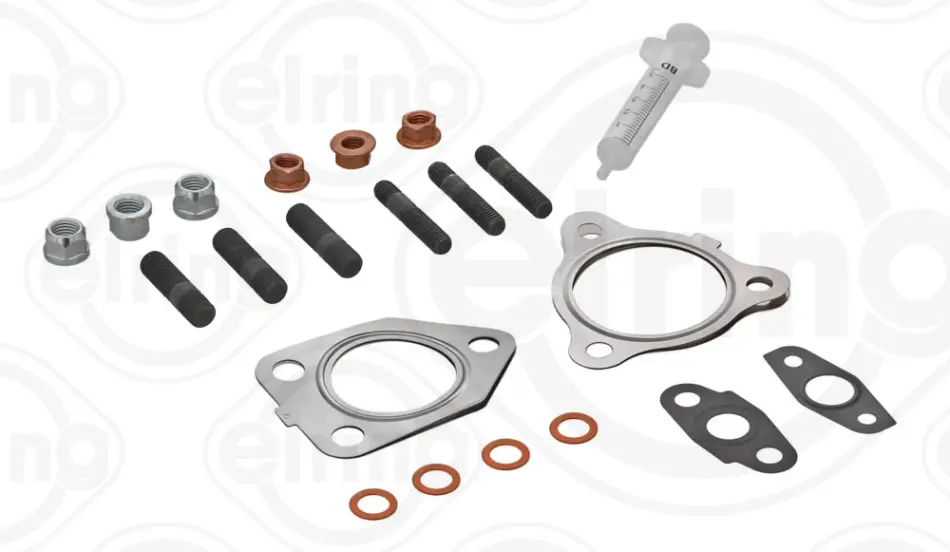 Монтажний комплект, компресор HYUNDAI/KIA 2,5 CRDi D4CB 09.06 - (вир-во Elring) ELRING 110-430 (фото 1)