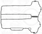 Прокладка кришки клапанів Opel Corsa 1.0 12V 03- 111.470 ELRING 111-470 (фото 1)