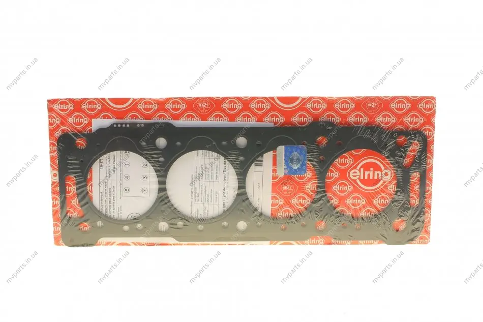 Прокладка ГБЦ Citroen Berlingo/Fiat Scudo 1.9D (DW8) (4 метки) (1.38mm) 130.672 ELRING 130-672 (фото 1)