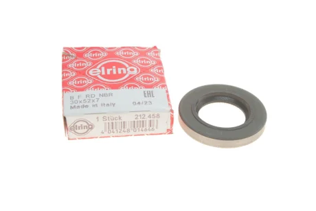 Сальник розподільного валу Fiat Fiorino/Regata/Ritmo 1.0-1.9 84- (30x52x7) 212.458 ELRING 212-458