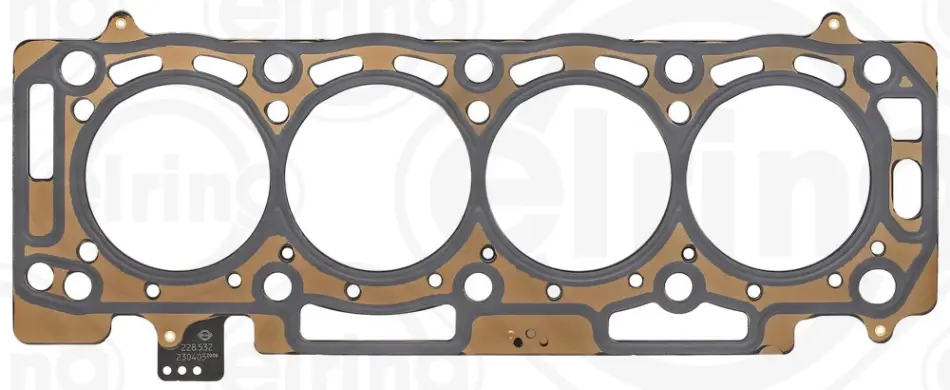 Прокладка ГБЦ Ford Focus/C-Max/Peugeot 3008/5008/Citroen Jumper/C5 2.0D/2.2D 09- (1.35mm) (3 метки) 228.532 ELRING 228-532 (фото 1)