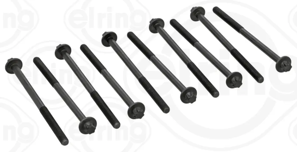 Комплект болтів головки блоку циліндрів BMW B47 C20/B47 D20 M12x1,5x200 10шт (вир-во Elring) ELRING 233-370 (фото 1)