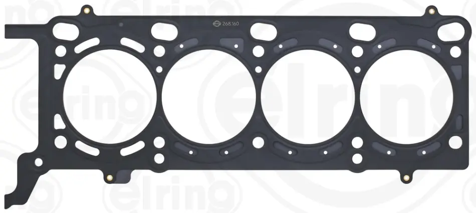 Прокладка ГБЦ BMW 5 (E39)/7 (E38)/X5 (E53) 4.4i 96-05 (5-8 cyl) (2.04 mm) (L) M62 B44 268.160 ELRING 268-160 (фото 1)