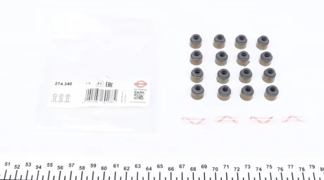 Сальник клапана (впуск/випуск) Toyota Avensis/Corolla/Land Cruiser 2.0D/2.2D/4.5D 05- (к-кт) 274.340 ELRING 274-340