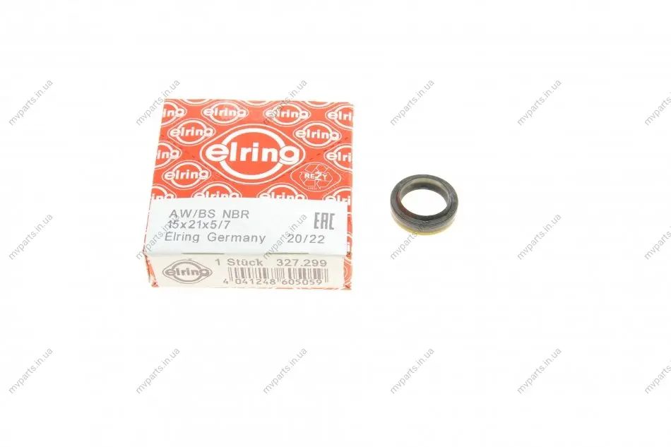 Сальник штока куліси КПП BMW (15x21x5/7) 327.299 ELRING 327-299 (фото 1)