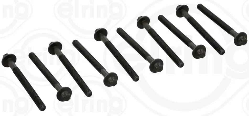 Болти головки (к-кт 10шт.) Citroen C3/C4/Peugeot 206/307 1.4 16V 03- (M10x1.5x117) 353.770 ELRING 353-770 (фото 1)