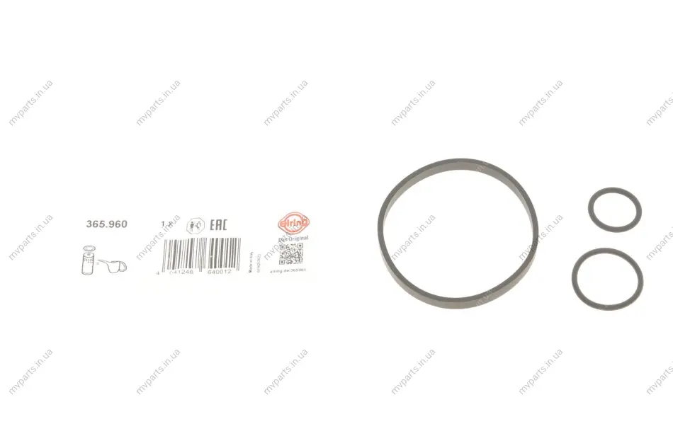 Прокладка корпуса фільтра масляного Renault Kangoo 1.5dCi 01- (к-кт) 365.960 ELRING 365-960 (фото 1)
