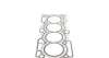 Комплект прокладок (верхній) Nissan Primera/X-Trail 2.0 01-13 372.440 ELRING 372-440 (фото 4)