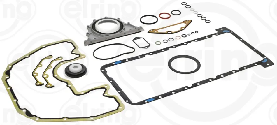 Комплект прокладок (нижній) BMW 5 (E60)/7 (E65/E66/E67)/X5 (E53/E70) 01-10 N62 373.100 ELRING 373-100 (фото 1)