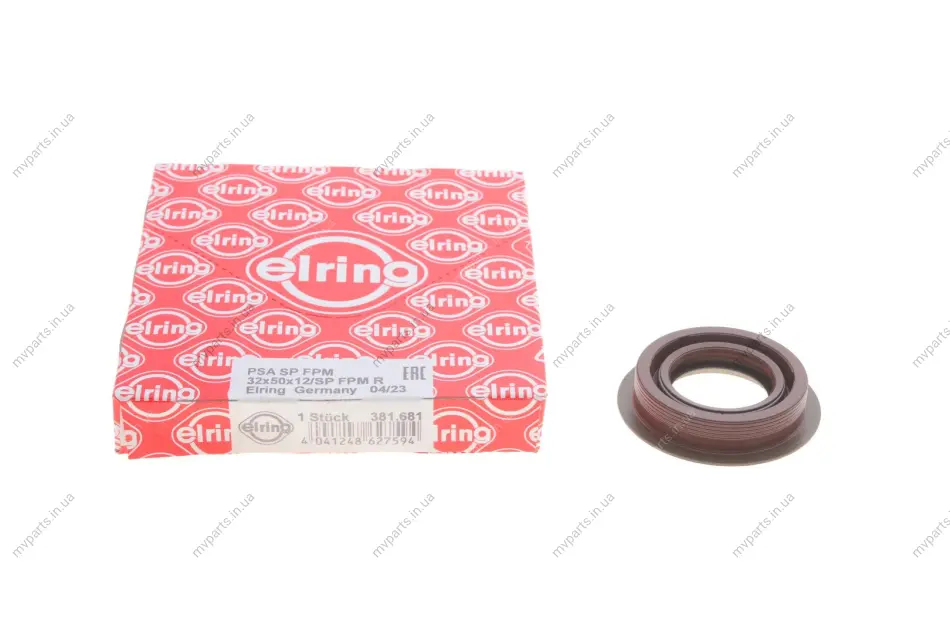 Сальник півосі (R) Citroen C4/C5/C6/C8/Jumper/Peugeot Expert (32x50x12) 381.681 ELRING 381-681 (фото 1)