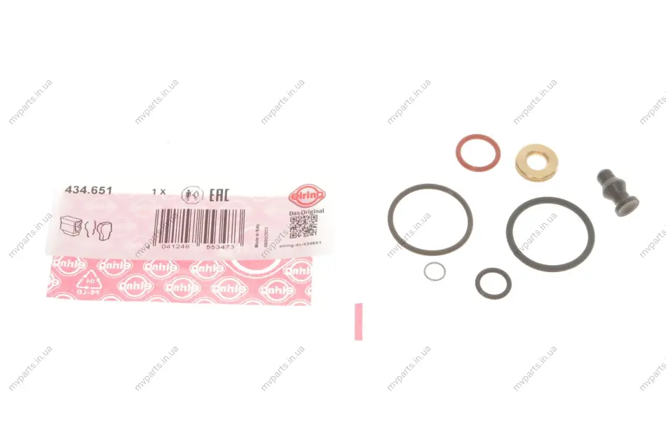 Ремкомплект форсунки VW Caddy III 1.9-2.5 TDI 03- (без регул. болта) 434.651 ELRING 434-651 (фото 1)