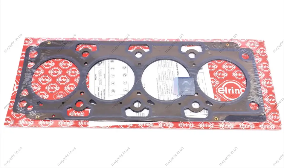 Прокладка ГБЦ Hyundai Elantra/Santa FE/Tucson 2.0 CRDI 01-10 (1.10mm) 442.850 ELRING 442-850 (фото 1)