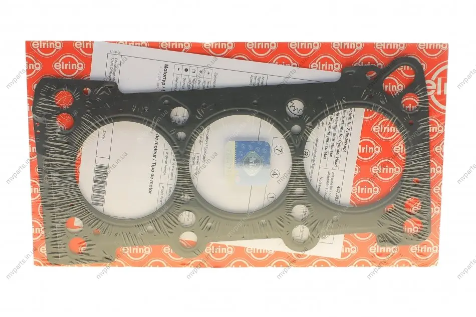 Прокладка ГБЦ Audi A4/A6/A8/VW Passat 2.5TDI (2 метки) (1.15mm) 447.482 ELRING 447-482 (фото 1)