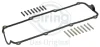 Прокладка кришки клапанної (компл.) VW 1.6/1.8 RUBBER (вир-во Elring) ELRING 457-200