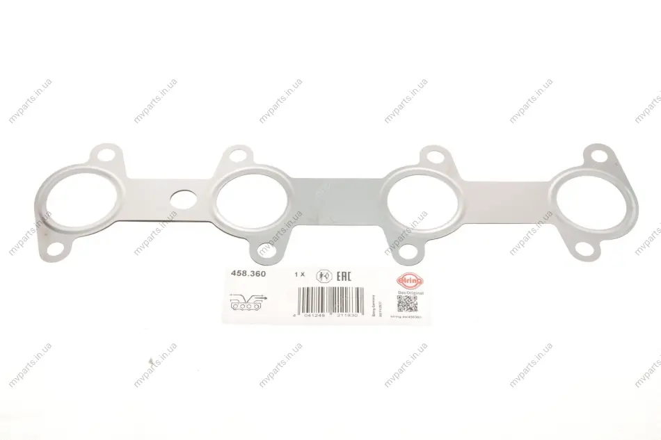 Прокладка колектора випускного Fiat Doblo 1.9D/JTD 01- 458.360 ELRING 458-360 (фото 1)
