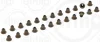Комплект ущільнень, шток клапана 24 шт PSA/JAGUAR/LAND ROVER 2,7/3,0 HDi (вир-во Elring) ELRING 505-690 (фото 1)