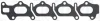 Прокладка, випускний колектор FORD/PSA 2,0HDi DW10 (вир-во Elring) ELRING 521-960 (фото 1)