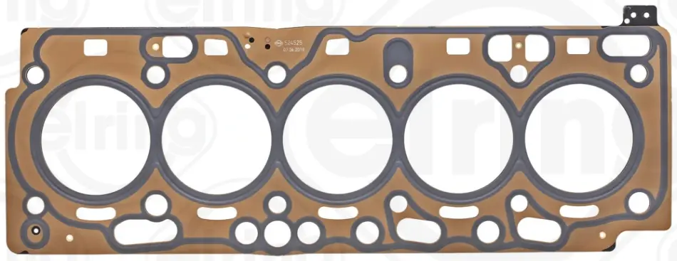 Прокладка ГБЦ Volvo C30/C70/S40/S60/S80/V40/V60/V70/XC60/XC70 06- (2 мІтки) (1.10mm) 524.525 ELRING 524-525 (фото 1)