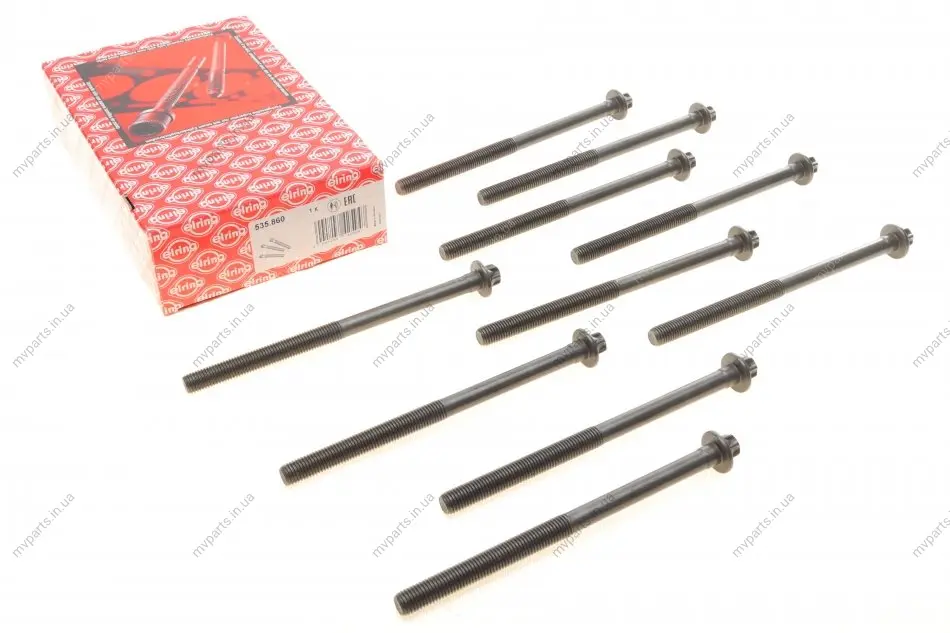 Болти головки (к-кт 10шт.) E-class (W211/W212) 06-11 (M11x1.5x170mm) 535.860 ELRING 535-860 (фото 1)