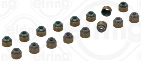 Комплект сальників клапанів 16шт. MAZDA 1,6/1,8/2,0 16V (вир-во Elring) ELRING 569-740