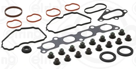 Комплект прокладок (верхній) Ford Fiesta V/Focus II/Mazda 2/Volvo C30/S40/V50 1.6 01-12 569.871 ELRING 569-871