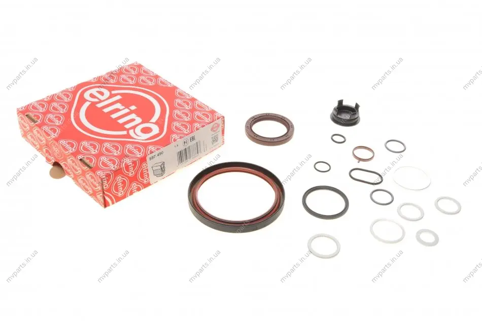 Комплект прокладок (нижній) Honda Accord/Civic 1.8/2.0 05- 597.490 ELRING 597-490 (фото 1)