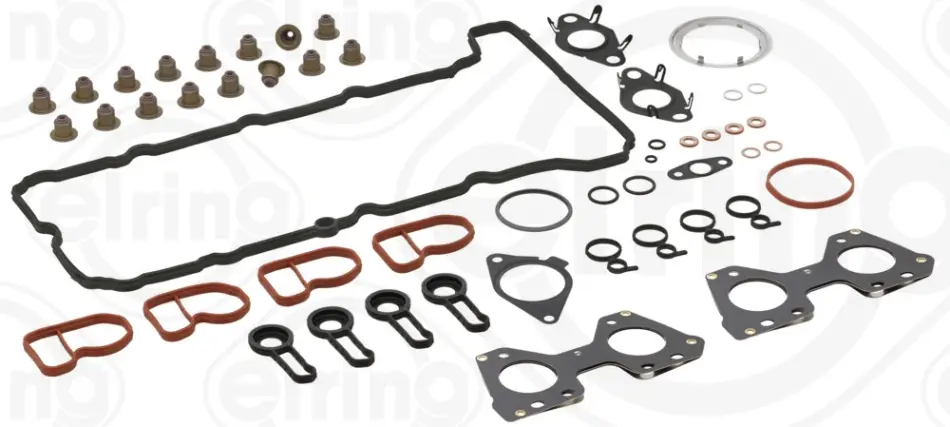 Комплект прокладок (верхній) BMW 3 (F30/F80)/5 (F10/G30/F90) 11- B47/N47 648.160 ELRING 648-160 (фото 1)