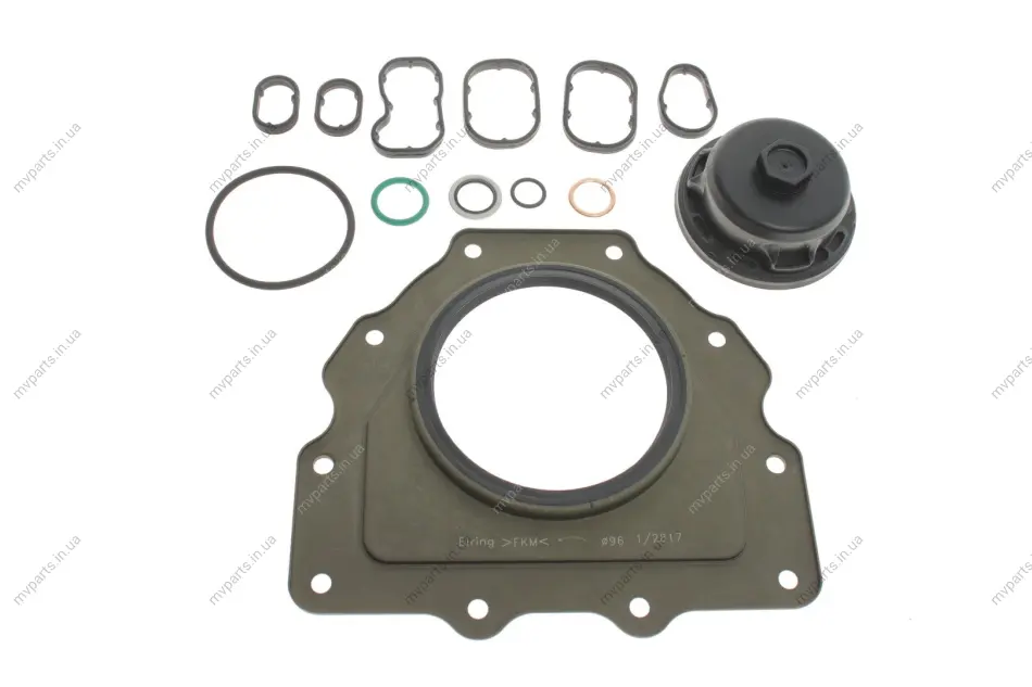 Комплект прокладок (нижній) Renault Megane/Scenic 1.6dCi 11- 702.570 ELRING 702-570 (фото 1)
