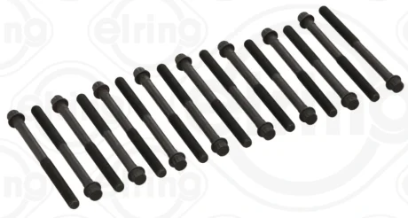 Комплект болтів головки блоку 16 шт Hyundai/Kia 2,5/2,7 V6 24V G6BA/G6BV/G6EA/L6BA/L6EA (вир-во Elri ELRING 703-140