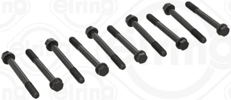 Комплект болтів головки блоку циліндрів FORD/MAZDA 18/2,0/2,2 8V/12V M12x1,5x107 (вир-во Elring) ELRING 707-650
