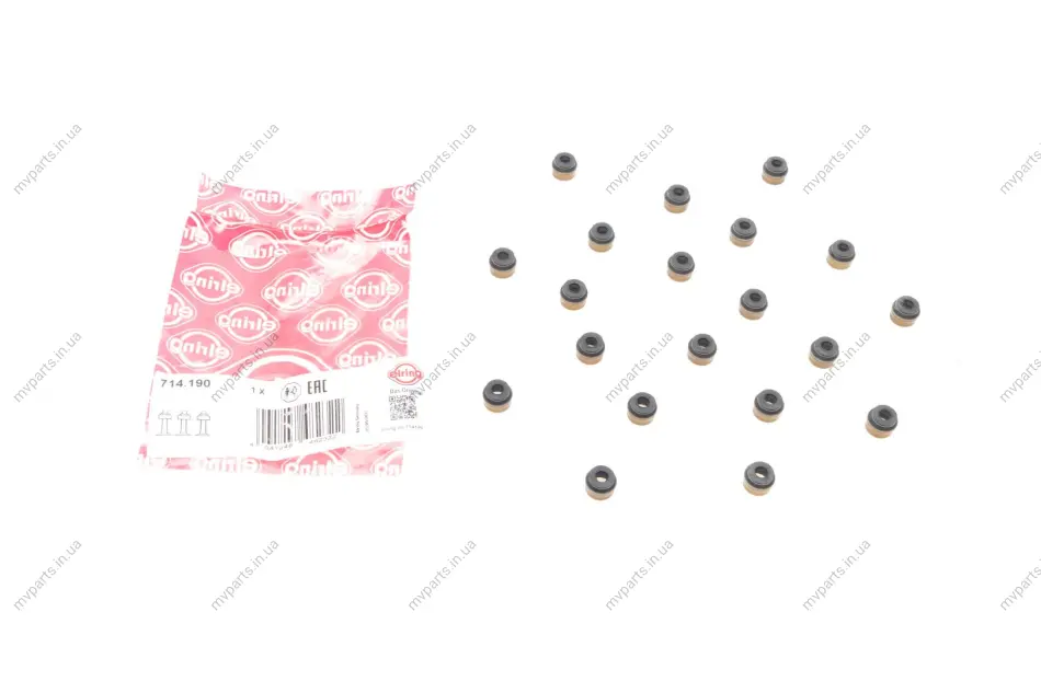 Сальник клапана (впуск/випуск) BMW 3 (E90)/5 (E60) 04-11 (к-кт 20шт.) S65 714.190 ELRING 714-190 (фото 1)