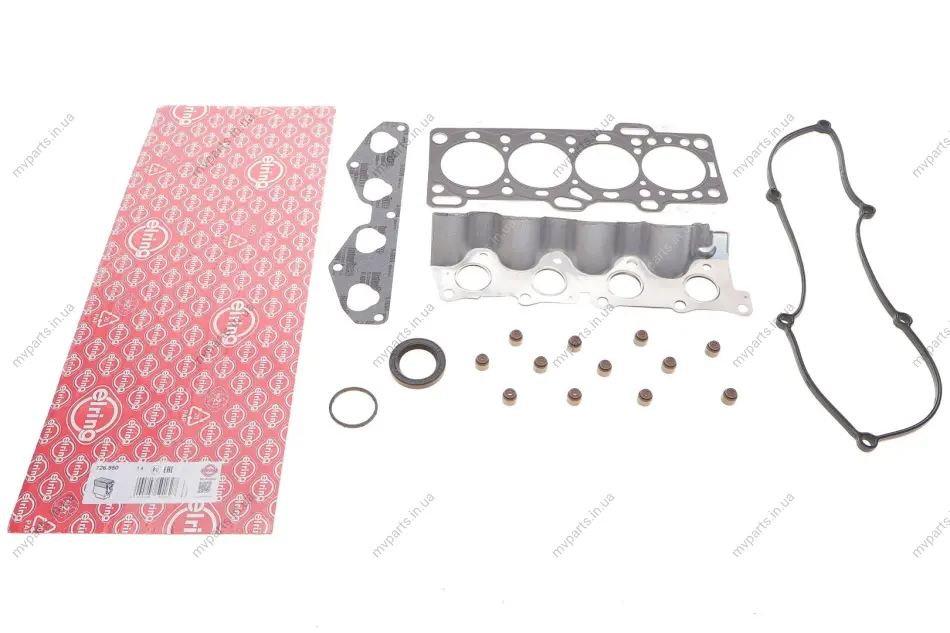 Комплект прокладок (верхній) Hyundai Getz/Kia Picanto 1.0/1.1 02-11 726.950 ELRING 726-950 (фото 1)