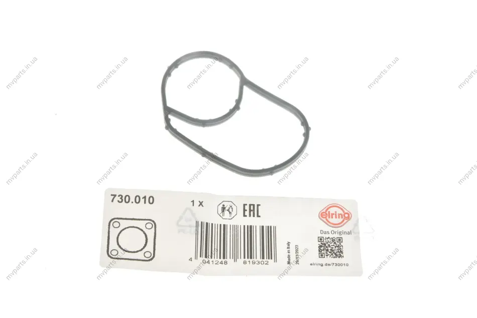 Прокладка термостата Audi A1/A3/VWPassat/Golf/Touran/Skoda Octavia 1.4/1.6 02- 730.010 ELRING 730-010 (фото 1)