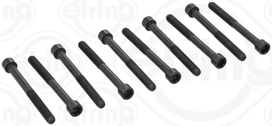 Комплект болтів головки цилідра FIAT 1,7D/TD/1,9D/TD (вир-во Elring) ELRING 760-510 (фото 1)
