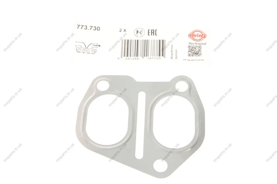 Прокладка колектора випускного Fiat Scudo/Peugeot Expert 1.9D (DW8) 773.730 ELRING 773-730 (фото 1)