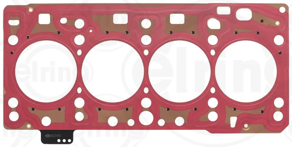 Прокладка ГБЦ VW Caddy V 2.0 TDi BMT 20- (3 мітки) (1.71mm) 823.951 ELRING 823-951 (фото 1)