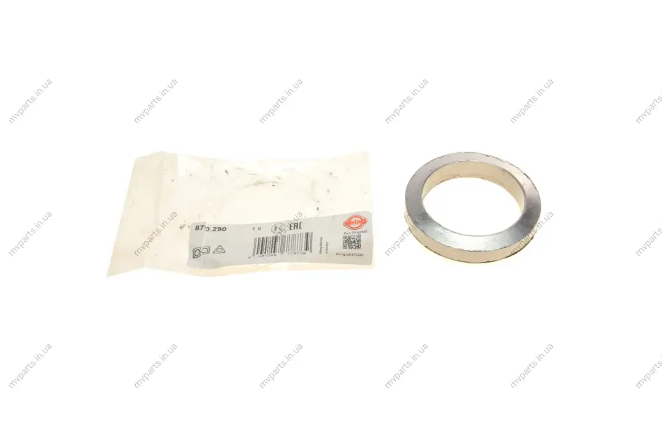 Прокладка труби вихлопної VW T5 1.9 TDI/2.0 TDI/2.5 TDI 06-15/ T6 2.0 TDI 15- (57x76x14) (кільце) 870.290 ELRING 870-290 (фото 1)